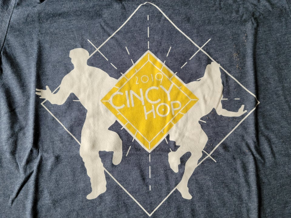 2019 CincyHop T-shirt Front Detail